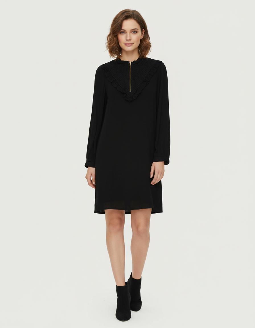 Robe Courte Avec Colleretteâ - Taille S/36