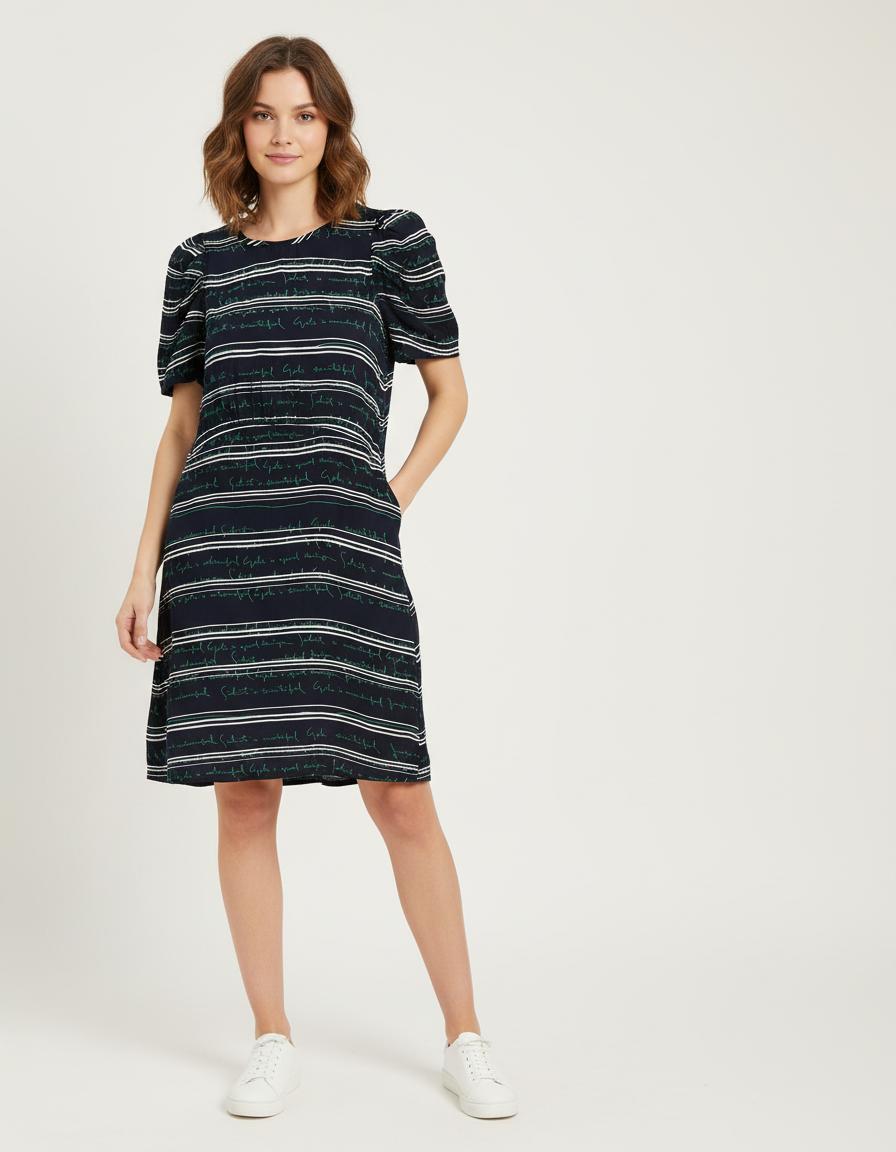 Robe Courte Avec Inscriptions - Taille M/38