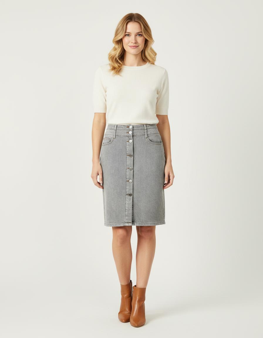 Jupe Crayon En Jean - Taille L/40