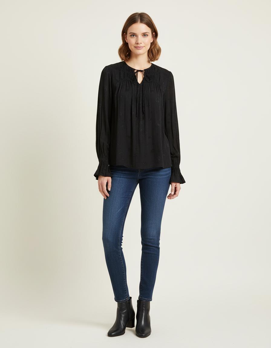 Top Fluide Froncé - Taille S/36