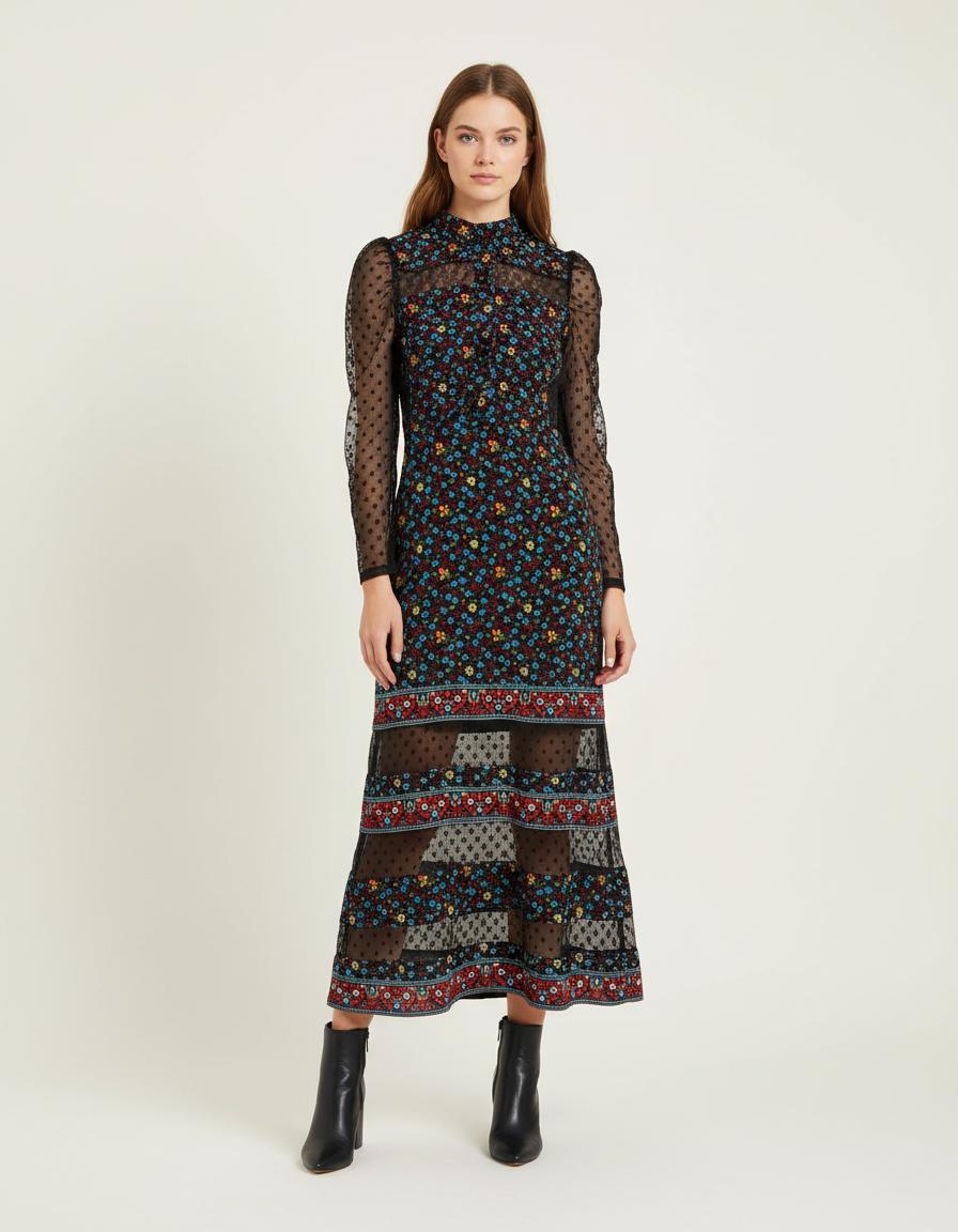 Robe Longue Impriméeâ - Taille S/36