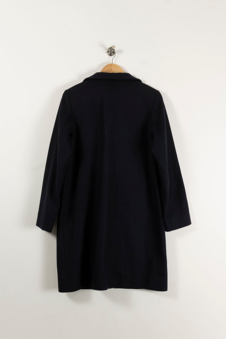 Manteau Bleu - Taille L/40 de la marque Agnès b. | MOM1 - Vendu par Paradigme - Image 4