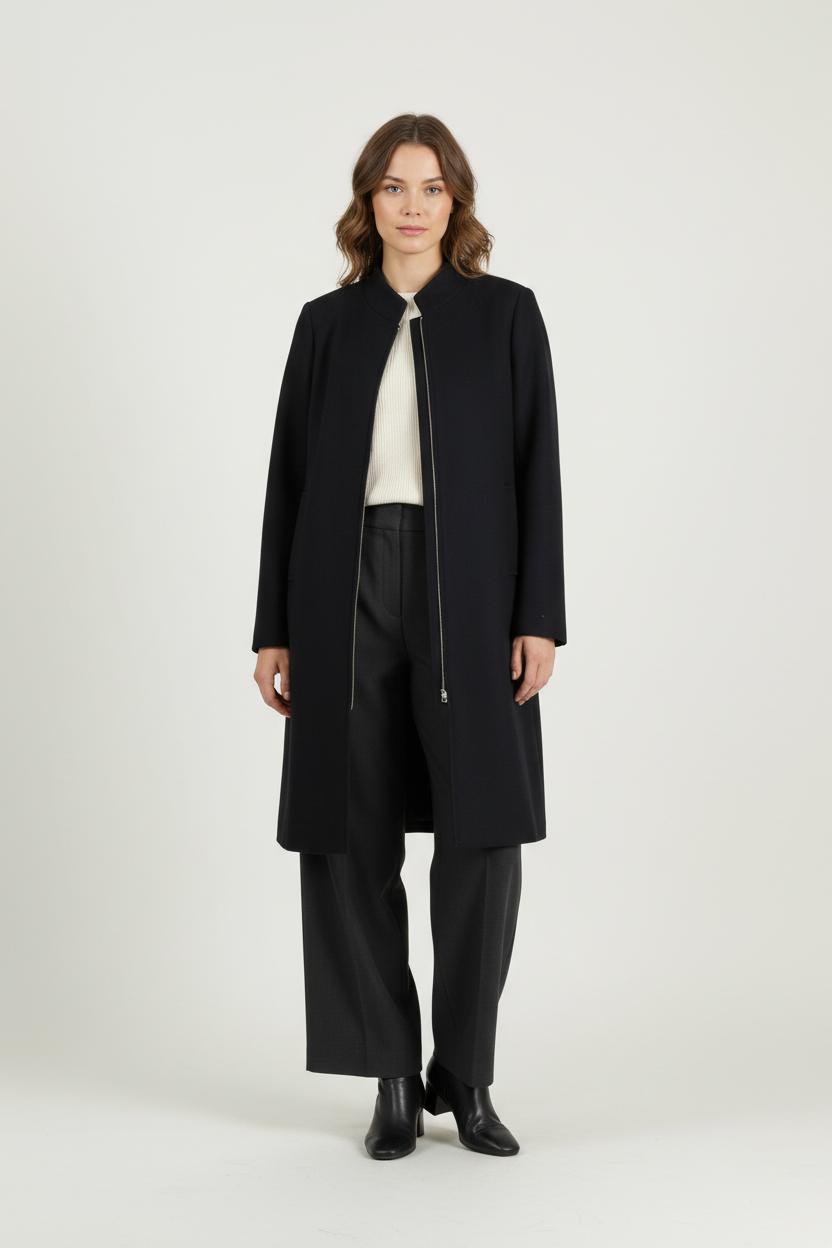 Manteau Bleu - Taille L/40 de la marque Agnès b. | MOM1 - Vendu par Paradigme - Image 1