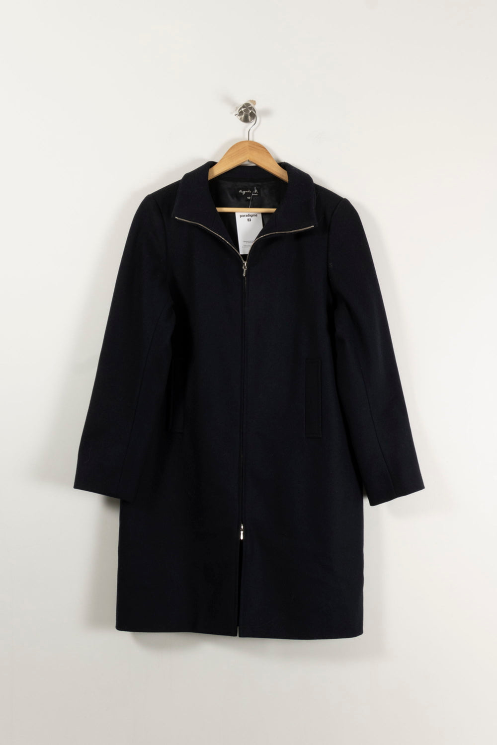 Manteau Bleu - Taille L/40 de la marque Agnès b. | MOM1 - Vendu par Paradigme - Image 2