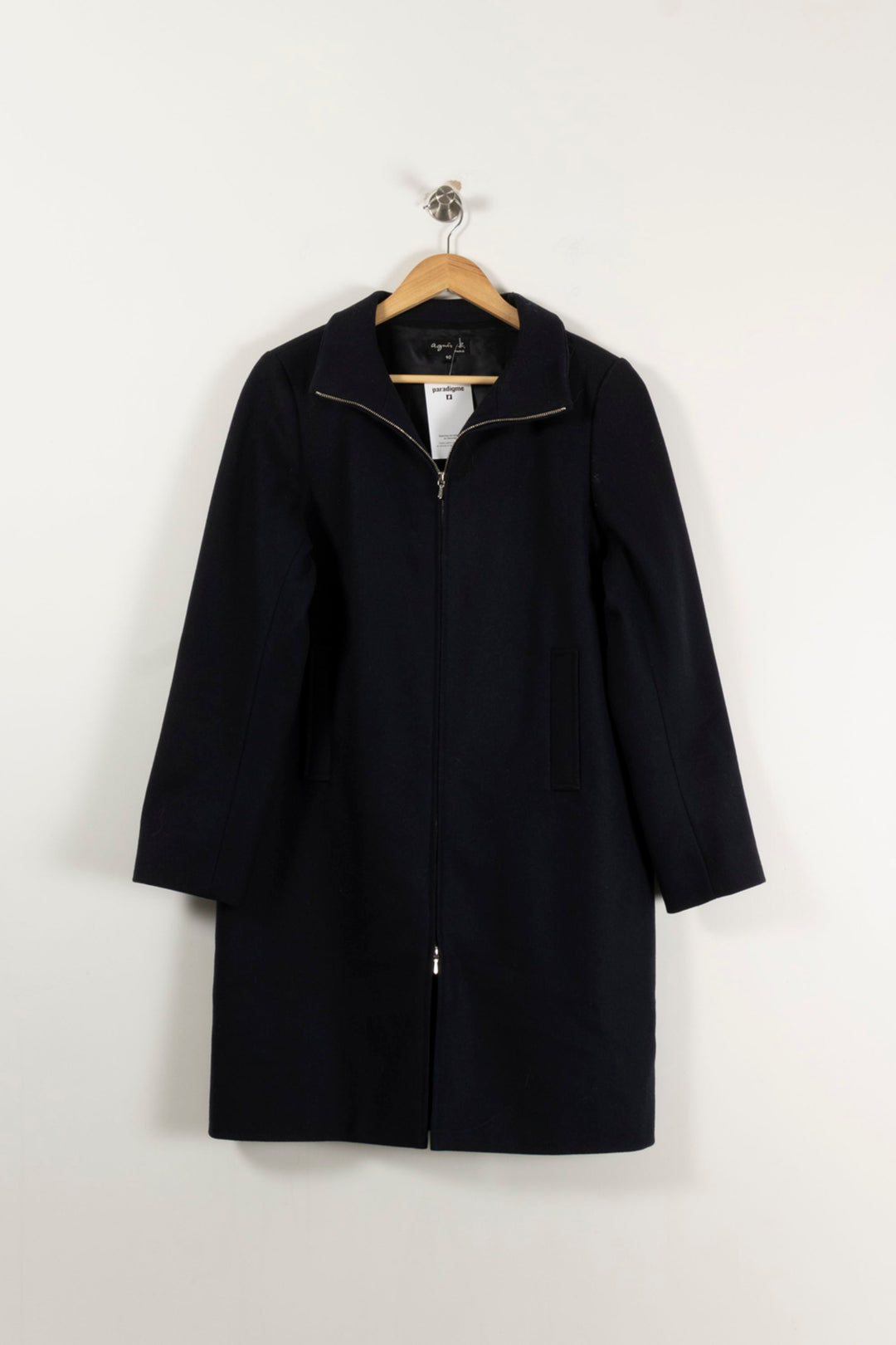 Manteau Bleu - Taille L/40 de la marque Agnès b. | MOM1 - Vendu par Paradigme - Image 2