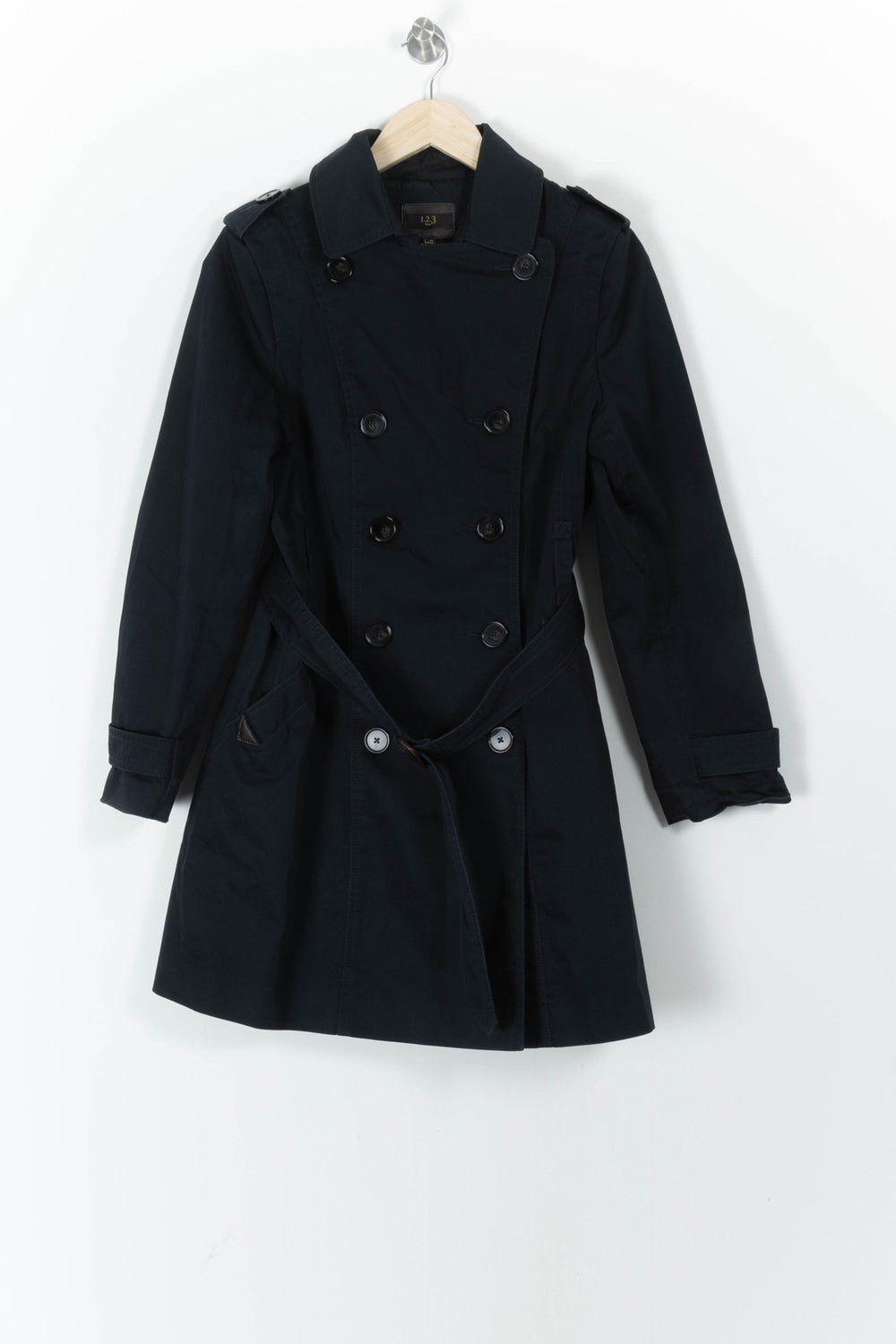 Trench Noir - Taille L/40 de la marque Maison 123 | NV1 - Vendu par Paradigme - Image 2