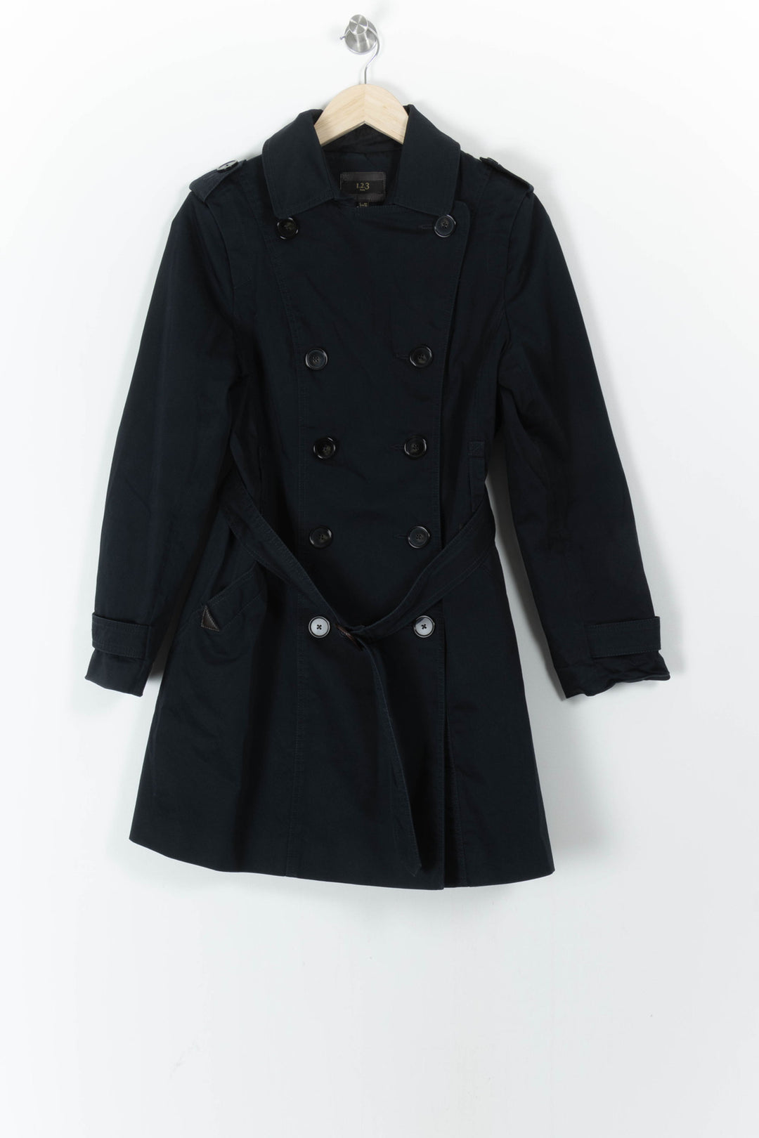 Trench Noir - Taille L/40 de la marque Maison 123 | NV1 - Vendu par Paradigme - Image 2
