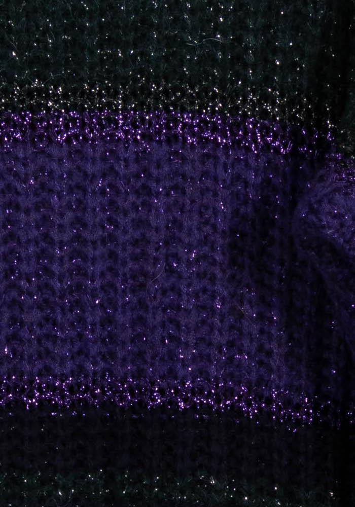 Pull Vert et Violet - Taille S/36 de la marque Stella Forest | NV2 - Vendu par Paradigme - Image 3