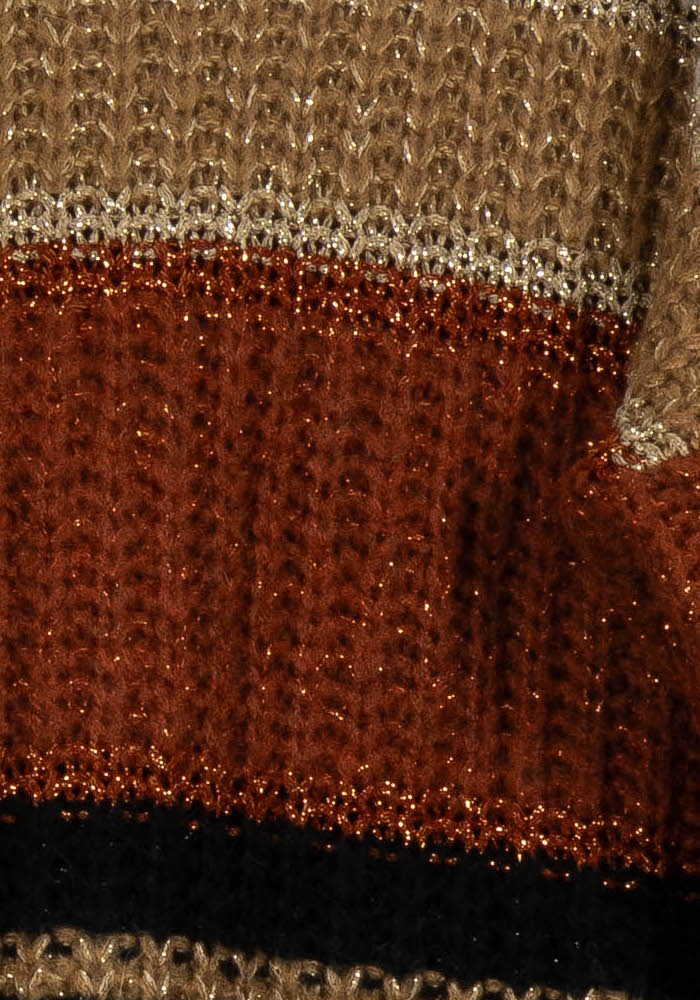 Pull Marron et Noir - Taille M/38 de la marque Stella Forest | NV3 - Vendu par Paradigme - Image 3