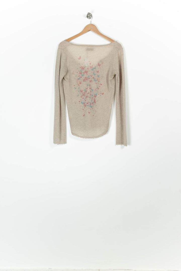 Pull Beige - Taille M/38 de la marque Zadig&Voltaire | PARAD00014 - Vendu par Paradigme - Image 4