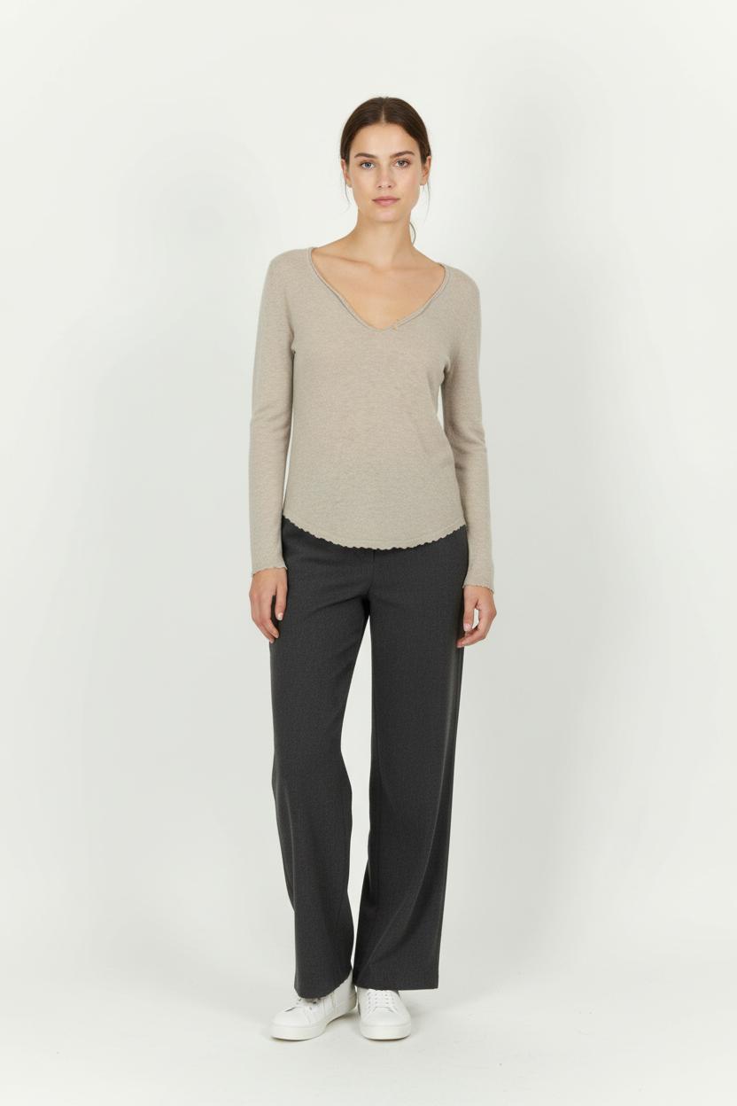 Pull Beige - Taille M/38 de la marque Zadig&Voltaire | PARAD00014 - Vendu par Paradigme - Image 1