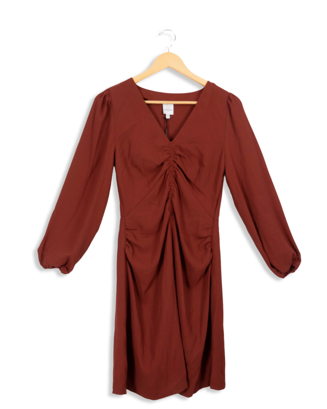 Robe courte bordeaux - S