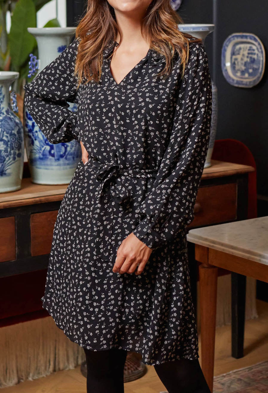 Robe noire légère - Petite Mendigote - S