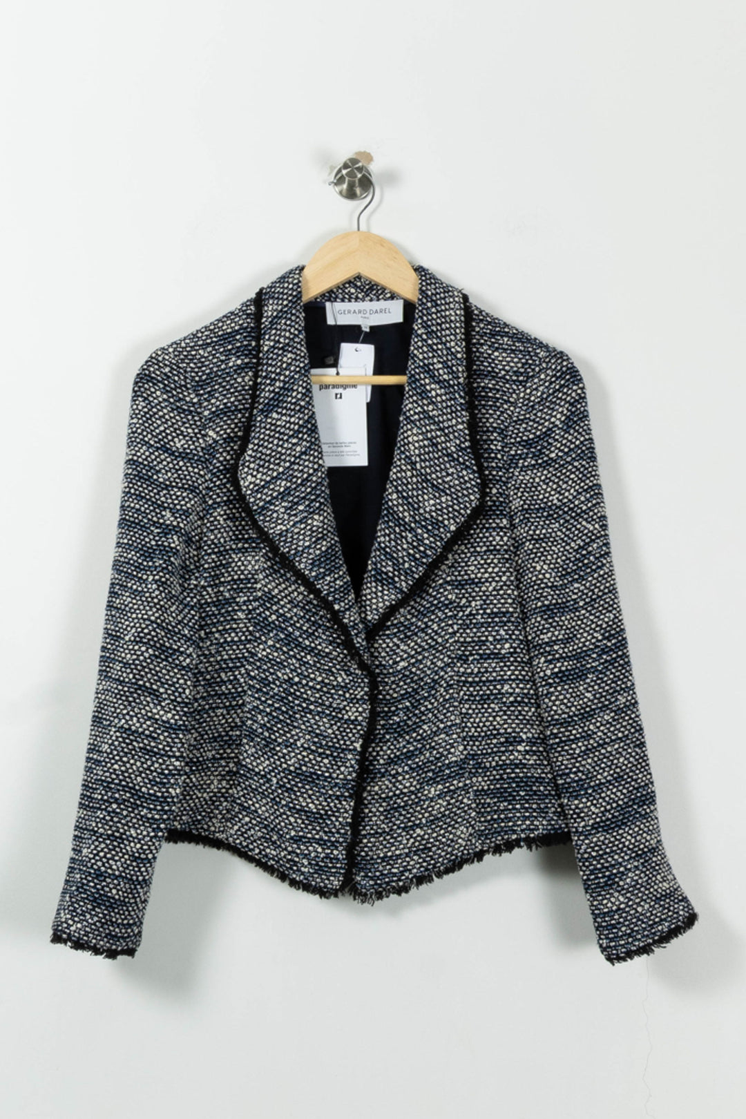 Veste Bleu et Blanc - Taille M/38 de la marque Gerard Darel | PARAD00678 - Vendu par Paradigme - Image 2