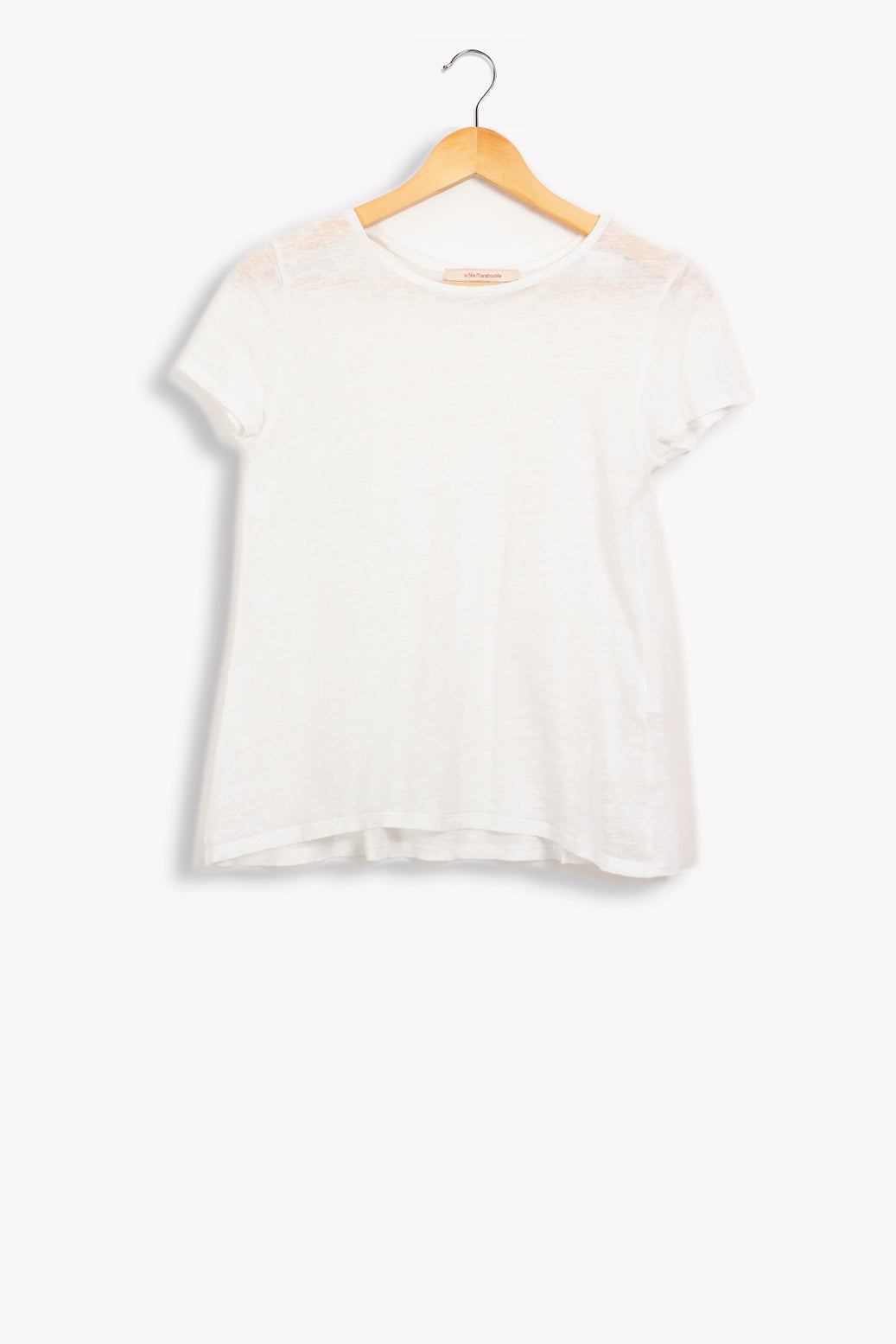 Top blanc manches courtes- XS