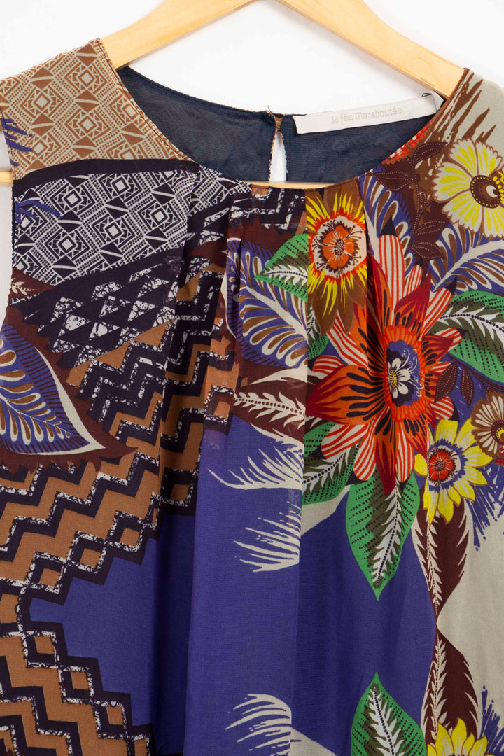 Robe à fleurs La Fée Maraboutée - 36