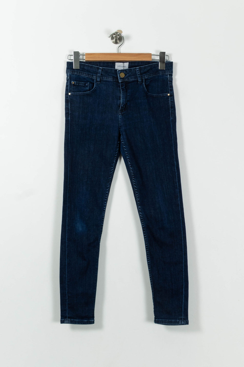 Jean Slim Bleu - Taille M/38 de la marque Sézane | PARAD01792 - Vendu par Paradigme - Image 2