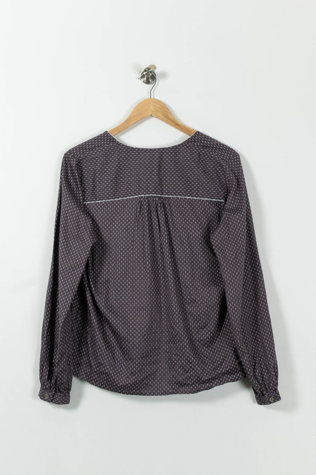 Blouse Violette - Taille XL/42 de la marque ba&sh | PARAD01800 - Vendu par Paradigme - Image 4