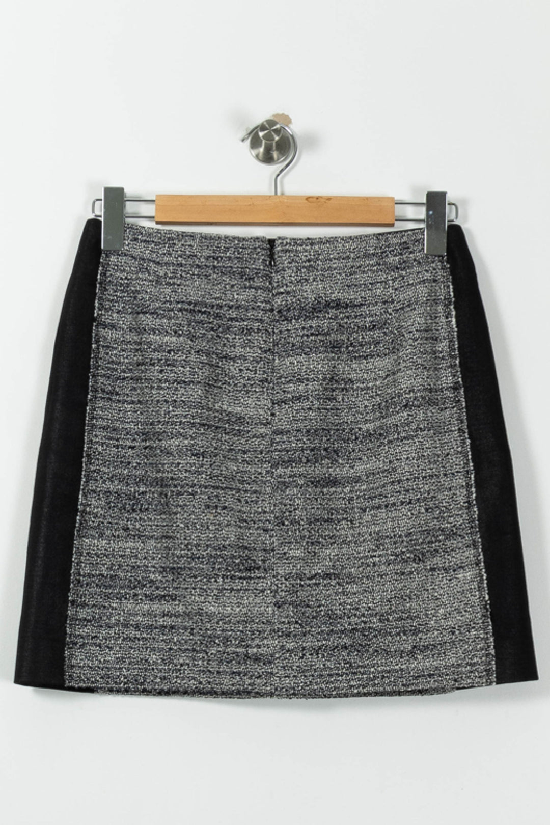 Jupe Courte Noire et Grise - Taille M/38 de la marque Comptoir des Cotonniers | PARAD01808 - Vendu par Paradigme - Image 4