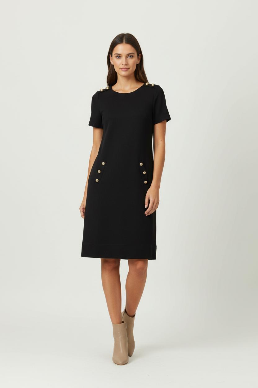 Robe Droite Noire - Taille L/40 de la marque Gerard Darel | PARAD01813 - Vendu par Paradigme - Image 1