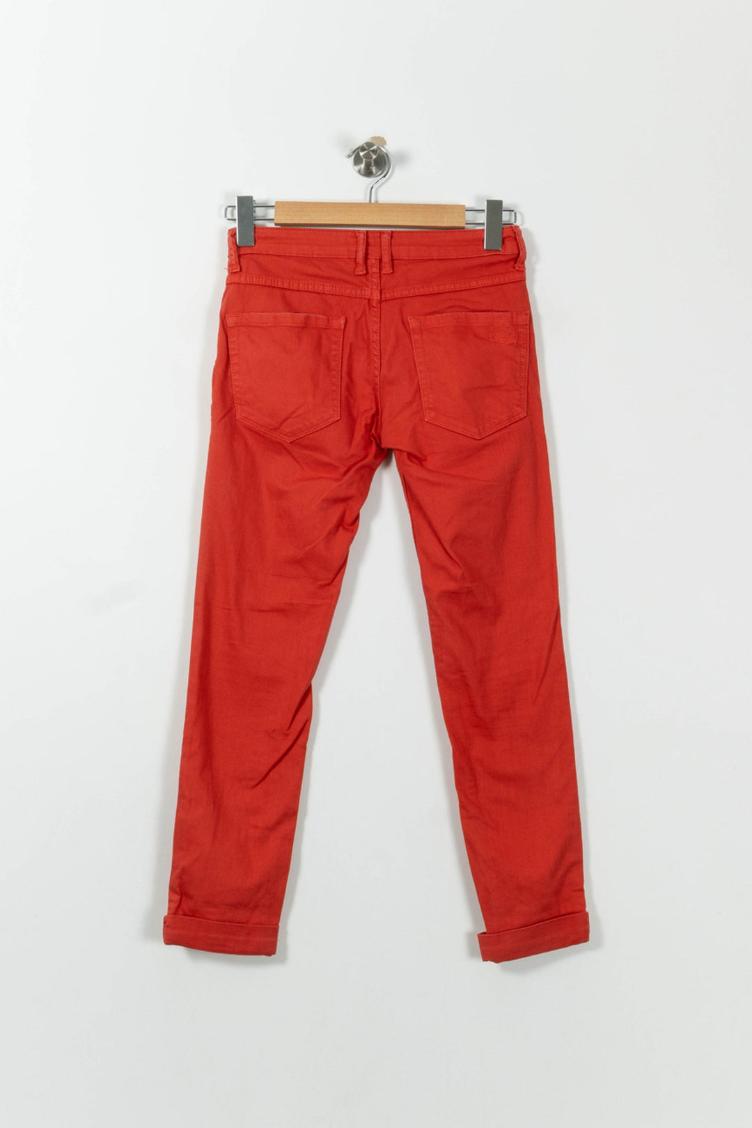 Jean Rouge - Taille XS/34 de la marque Sandro | PARAD01814 - Vendu par Paradigme - Image 4