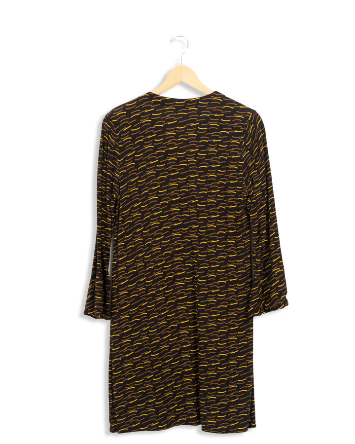 Robe noire et verte midi La Fée Maraboutée - 40