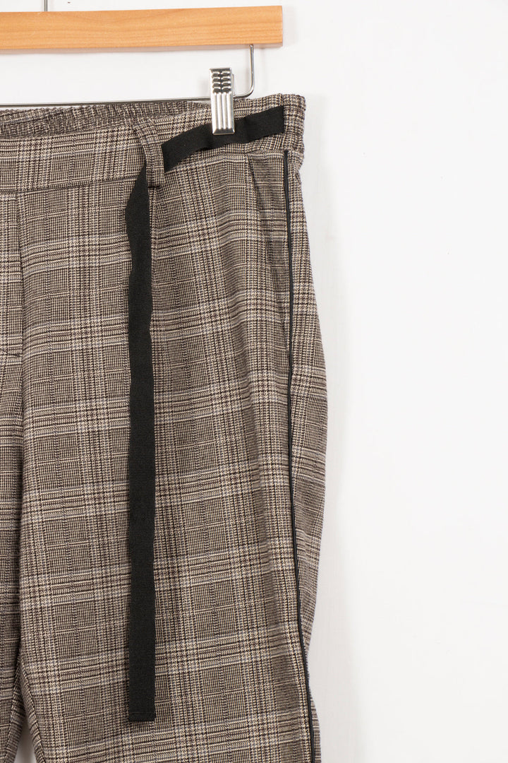 Pantalon à carreaux gris La Fée Maraboutée - 42