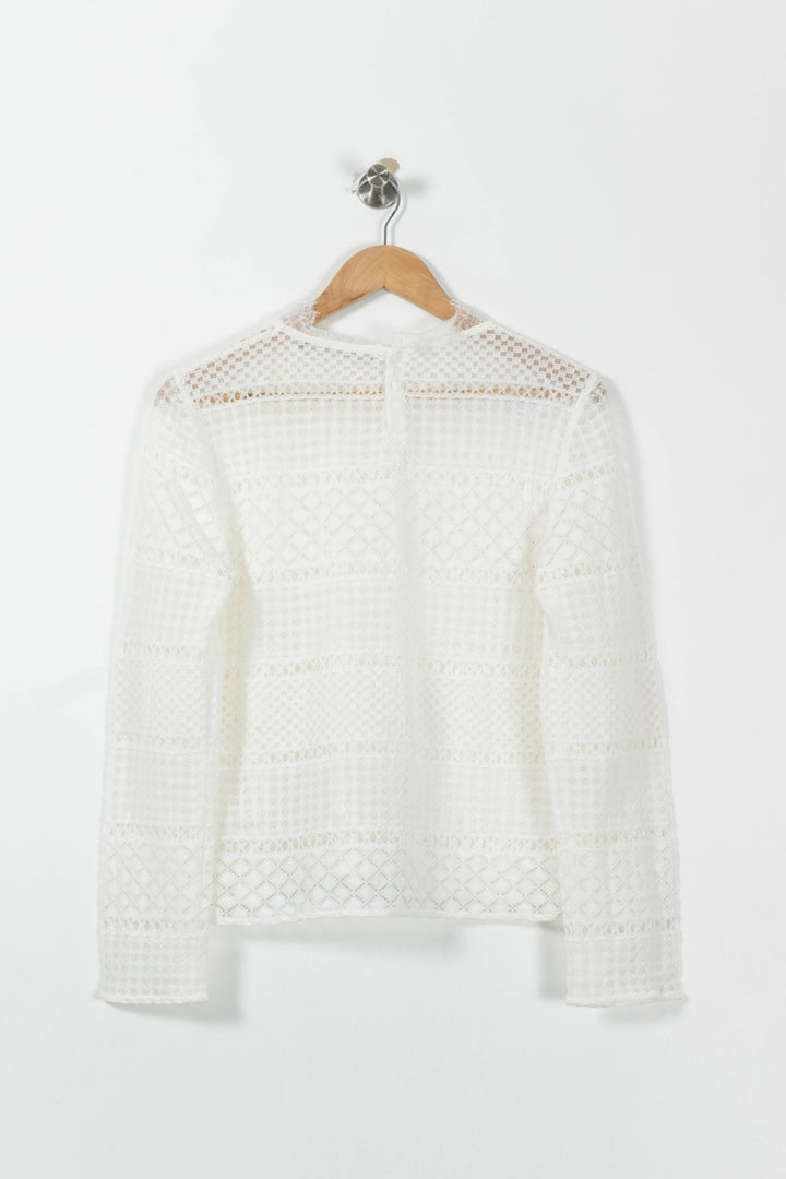 Blouse Blanche - Taille S/36 de la marque Comptoir des Cotonniers | PARAD01996 - Vendu par Paradigme - Image 4