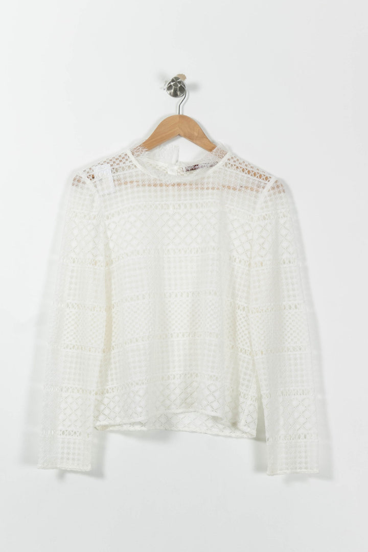Blouse Blanche - Taille S/36 de la marque Comptoir des Cotonniers | PARAD01996 - Vendu par Paradigme - Image 2