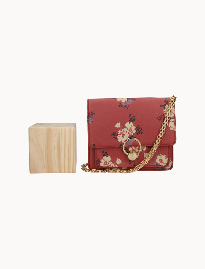 Sac Bandoulière Rouge et Beige - Taille T.U. de la marque Petite Mendigote | PARAD02007 - Vendu par Paradigme - Image 3