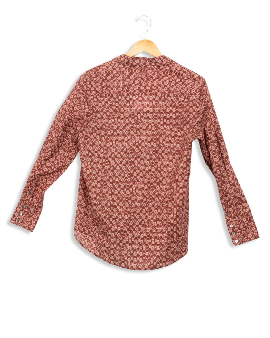 Chemise rouge à motifs blancs - 36