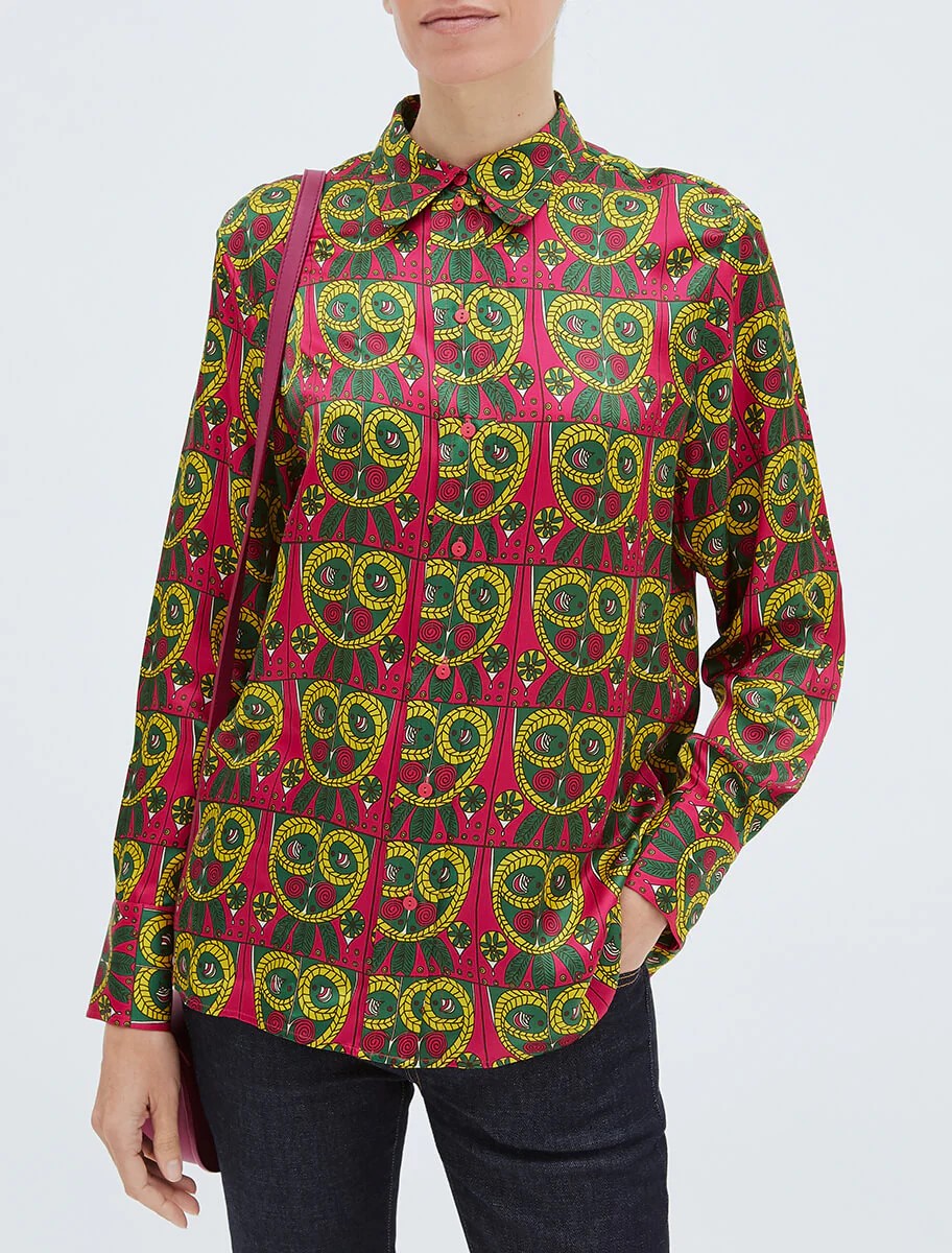 Chemise Maureen verte - 34