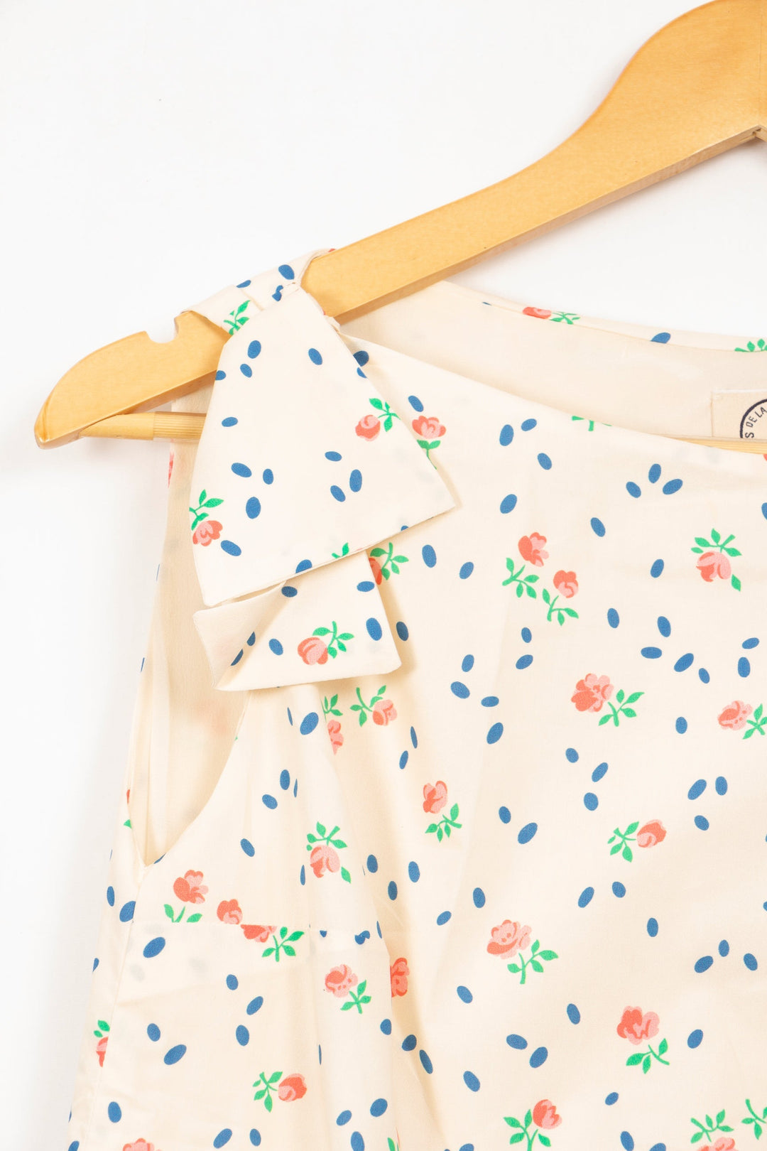 Top crème à fleurs - 36
