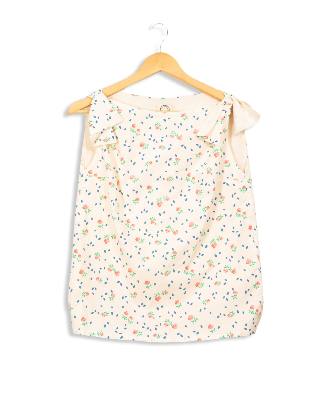 Top crème à fleurs - 36