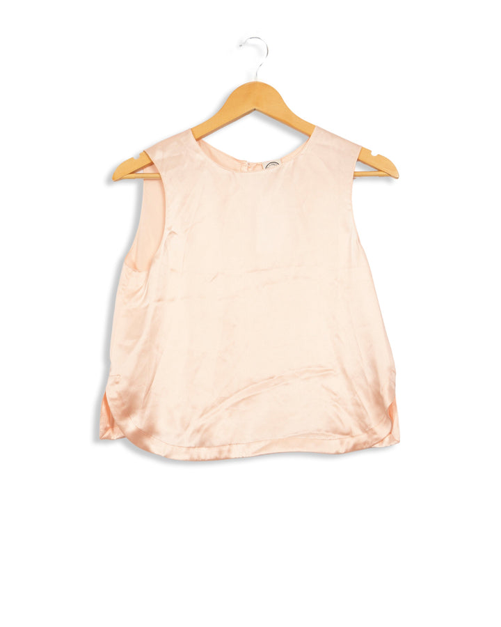 Top rose sans manches - 36