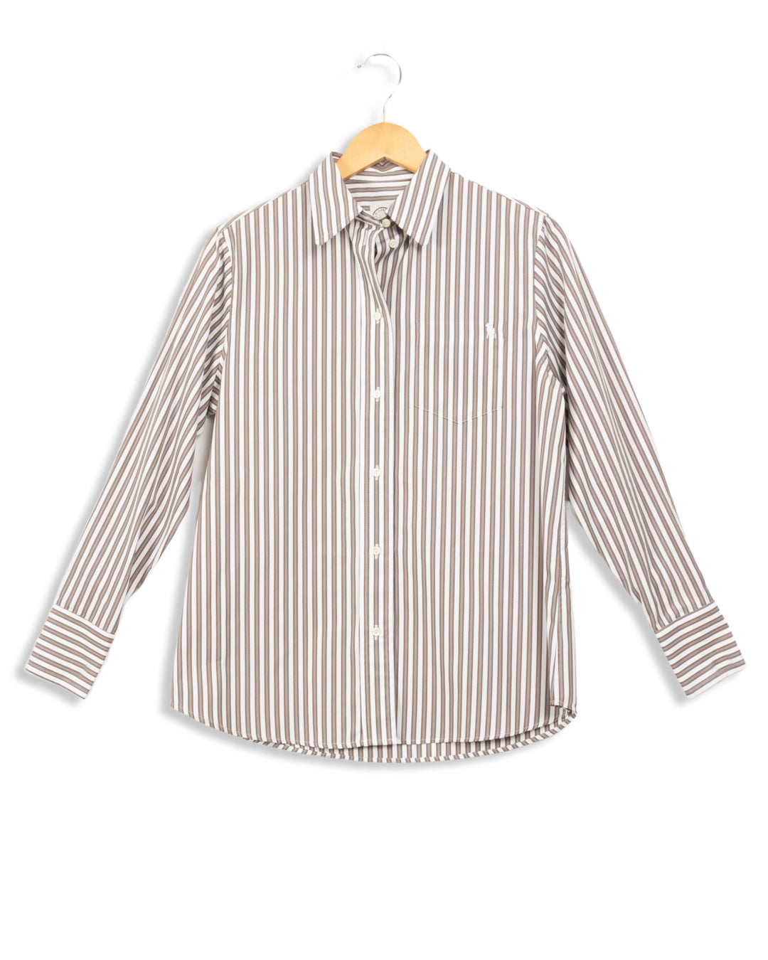 Chemise grise à rayures - 36