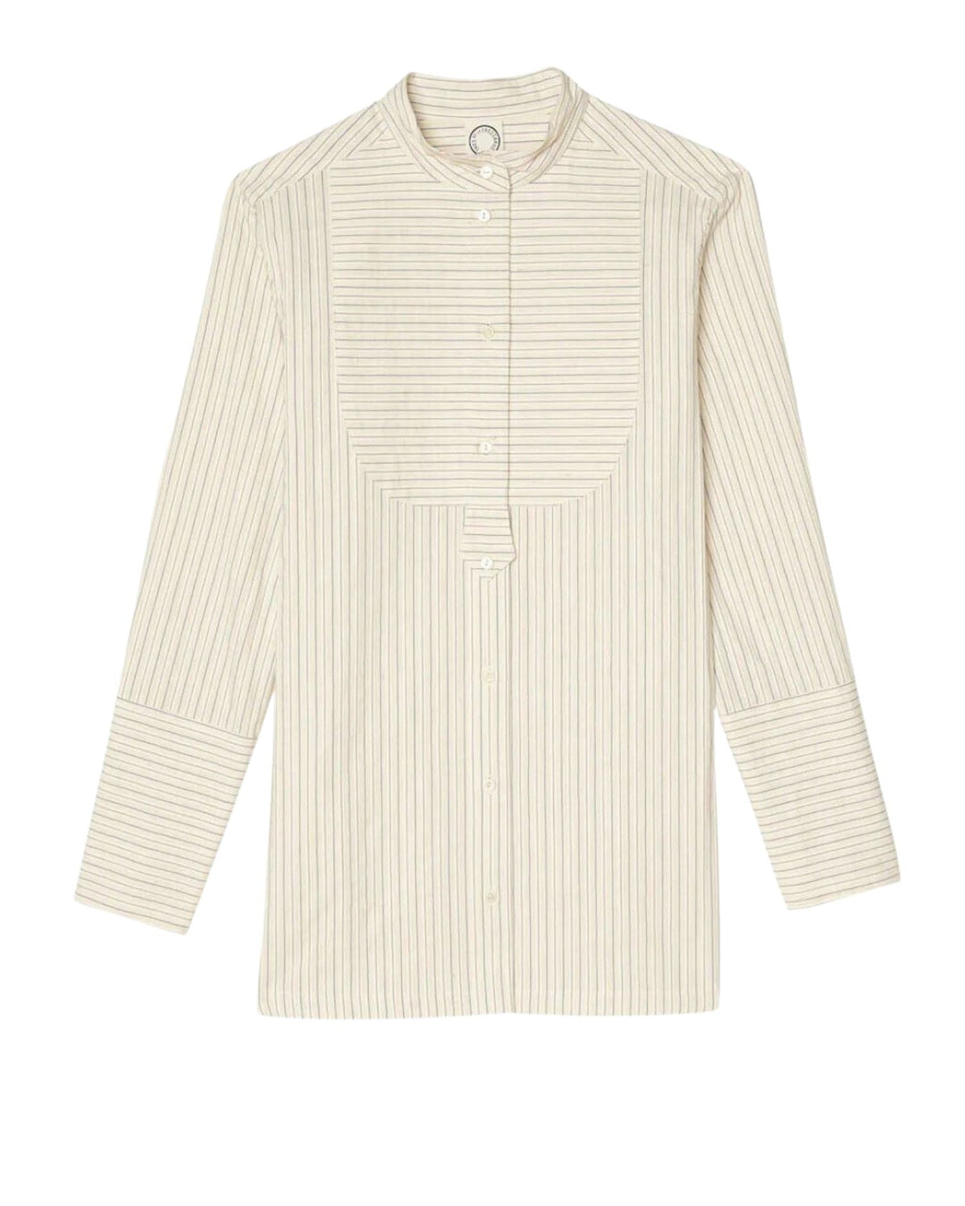 Chemise beige à rayures - 34