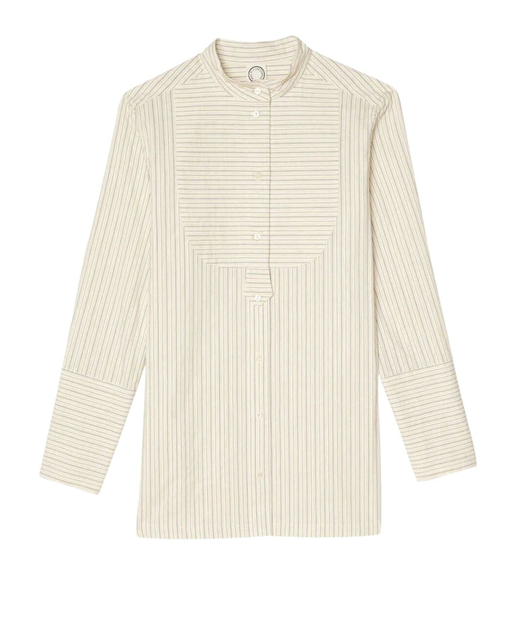 Chemise beige à rayures - 34