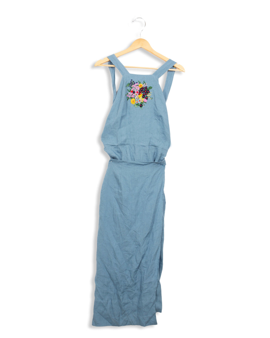 Robe bleu claire portefeuille - 36