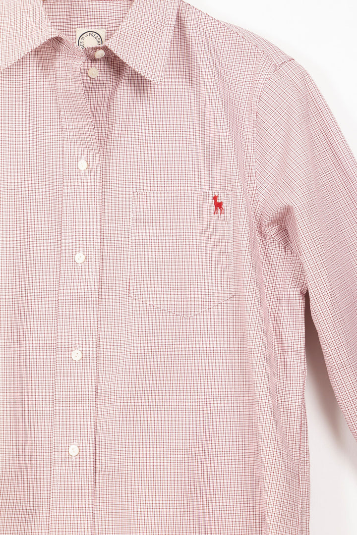 Chemise à carreaux roses - 36