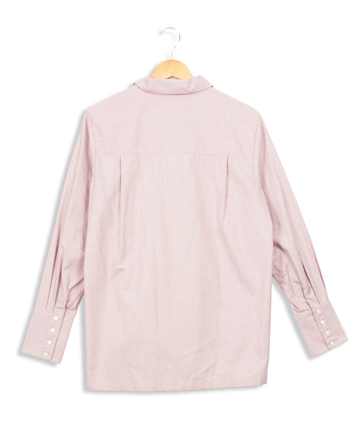 Chemise manches longues à carreaux roses - 36