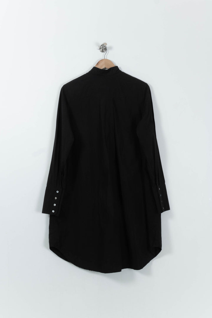 Robe Chemise Noire - Taille S/36 de la marque Ines de la Fressange Paris | PARAD02478 - Vendu par Paradigme - Image 4