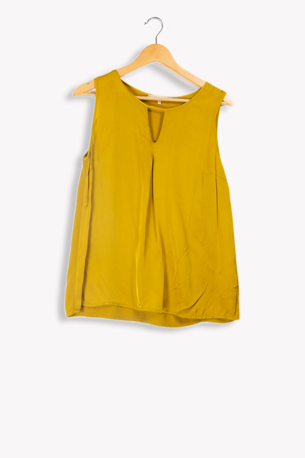 Top jaune