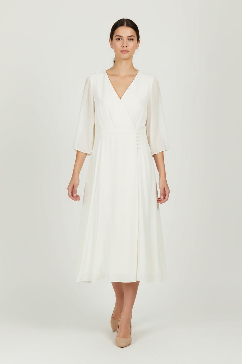 Robe Longue Beige - Taille XXL/44 de la marque Maison Lemoine | PARAD02599 - Vendu par Paradigme - Image 1