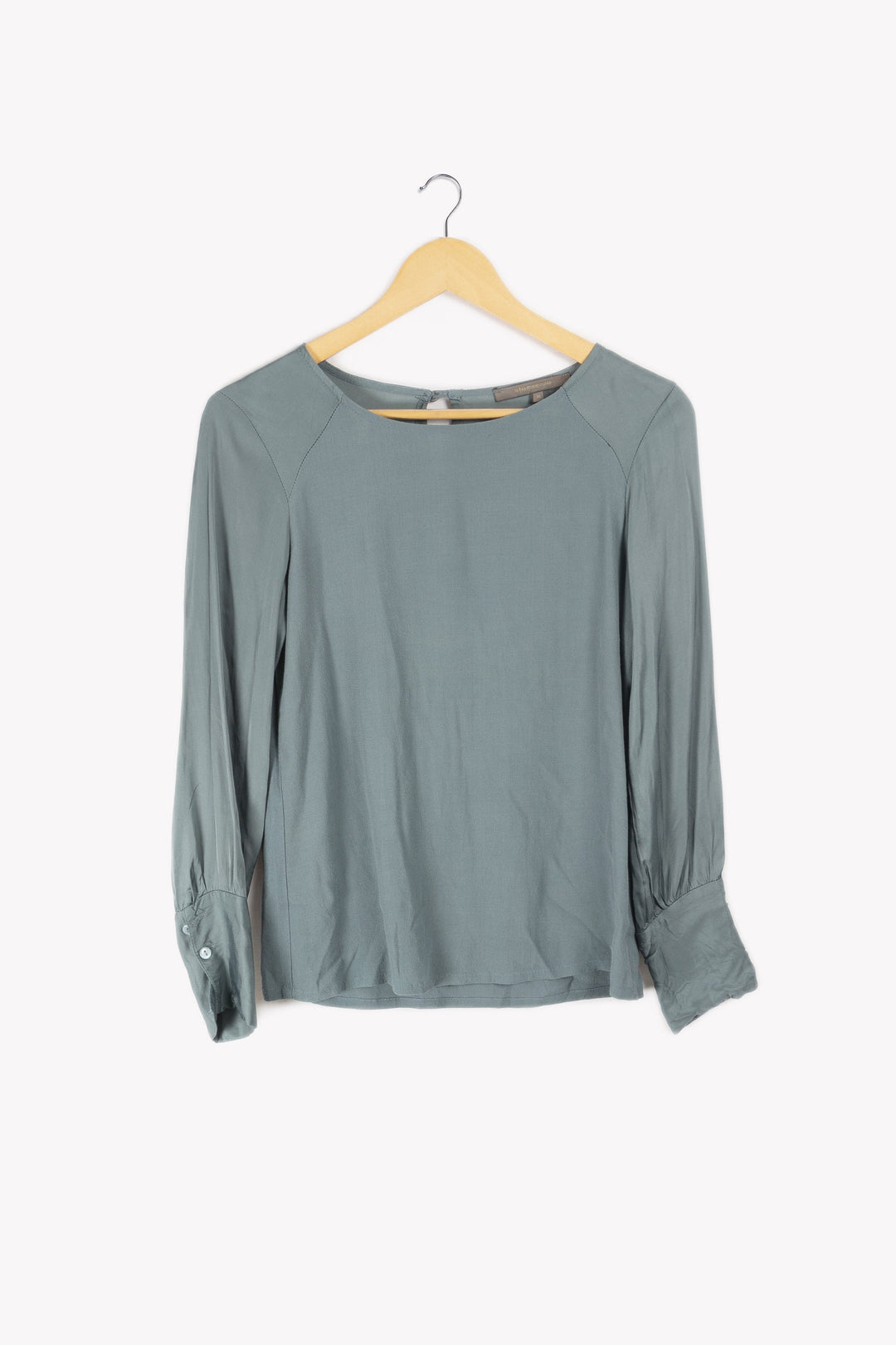 Blouse bleu longue manche - S/36
