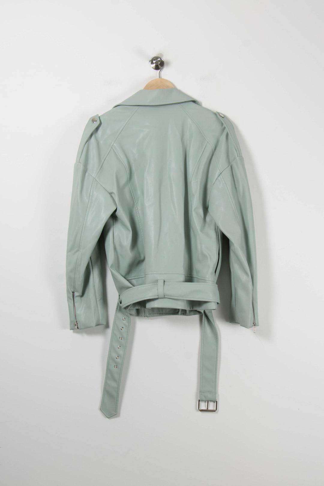 Veste Motard Verte - Taille S/36 de la marque Parisienne et Alors | PARAD03435 - Vendu par Paradigme - Image 4