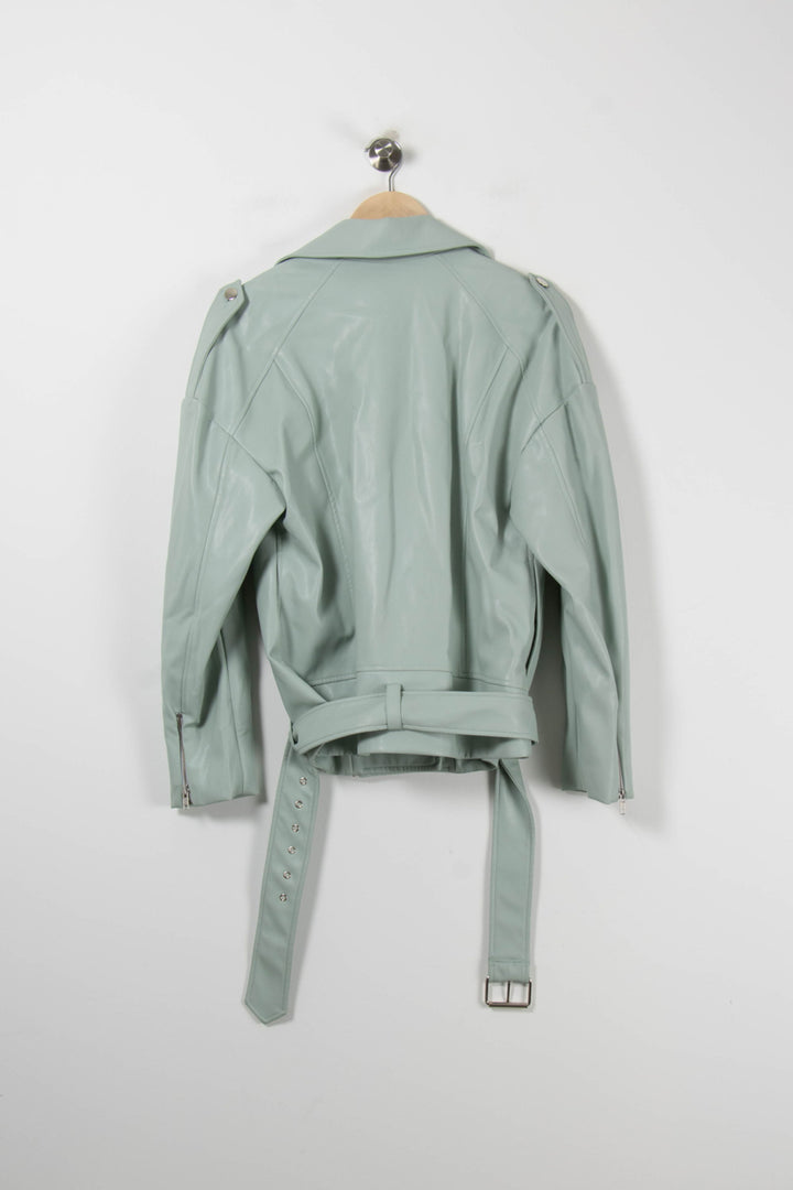 Veste Motard Verte - Taille S/36 de la marque Parisienne et Alors | PARAD03435 - Vendu par Paradigme - Image 4