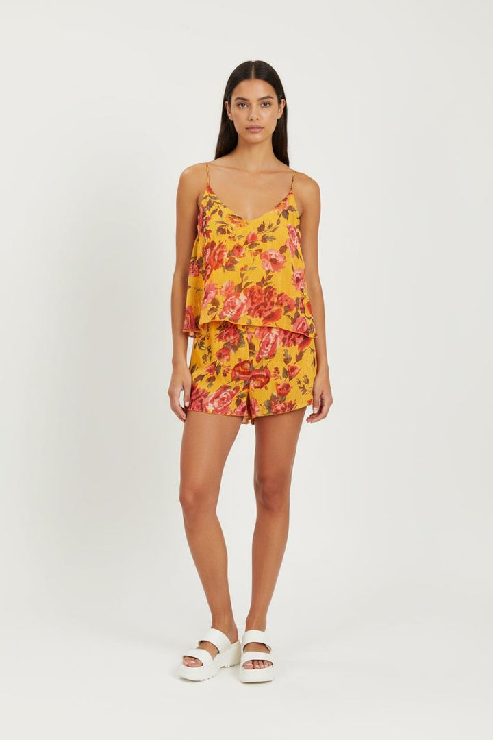 Combishort Jaune et Rouge - Taille L/40 de la marque Ami Paris | PARAD03970 - Vendu par Paradigme - Image 1