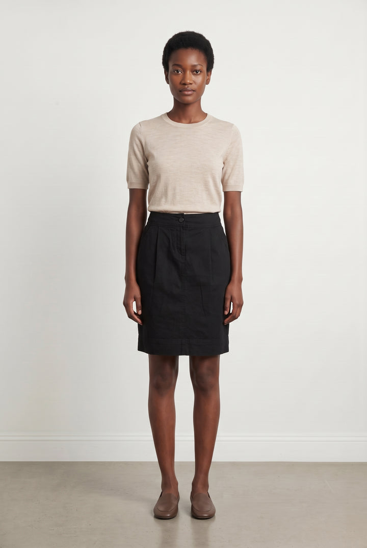 Jupe Droite Noire - Taille S/36 de la marque Kookai | PARAD100006 - Vendu par Paradigme - Image 1