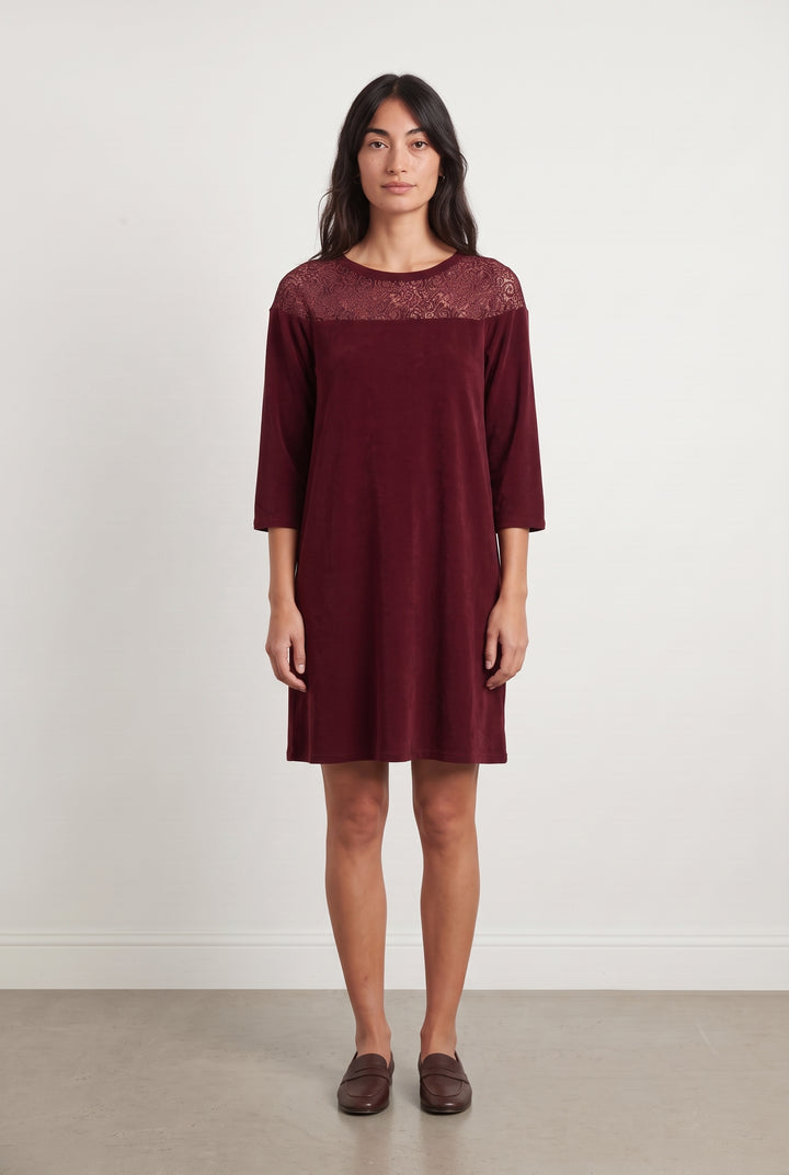 Robe Midi Bordeaux - Taille S/36 de la marque Comptoir des Cotonniers | PARAD100007 - Vendu par Paradigme - Image 1